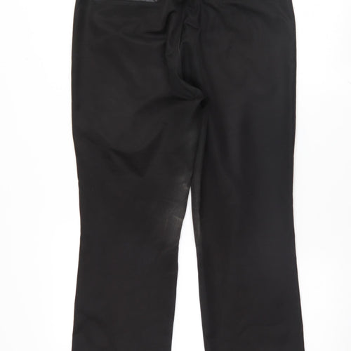 Preworn Womens Black   Trousers  Size 35 L27 in