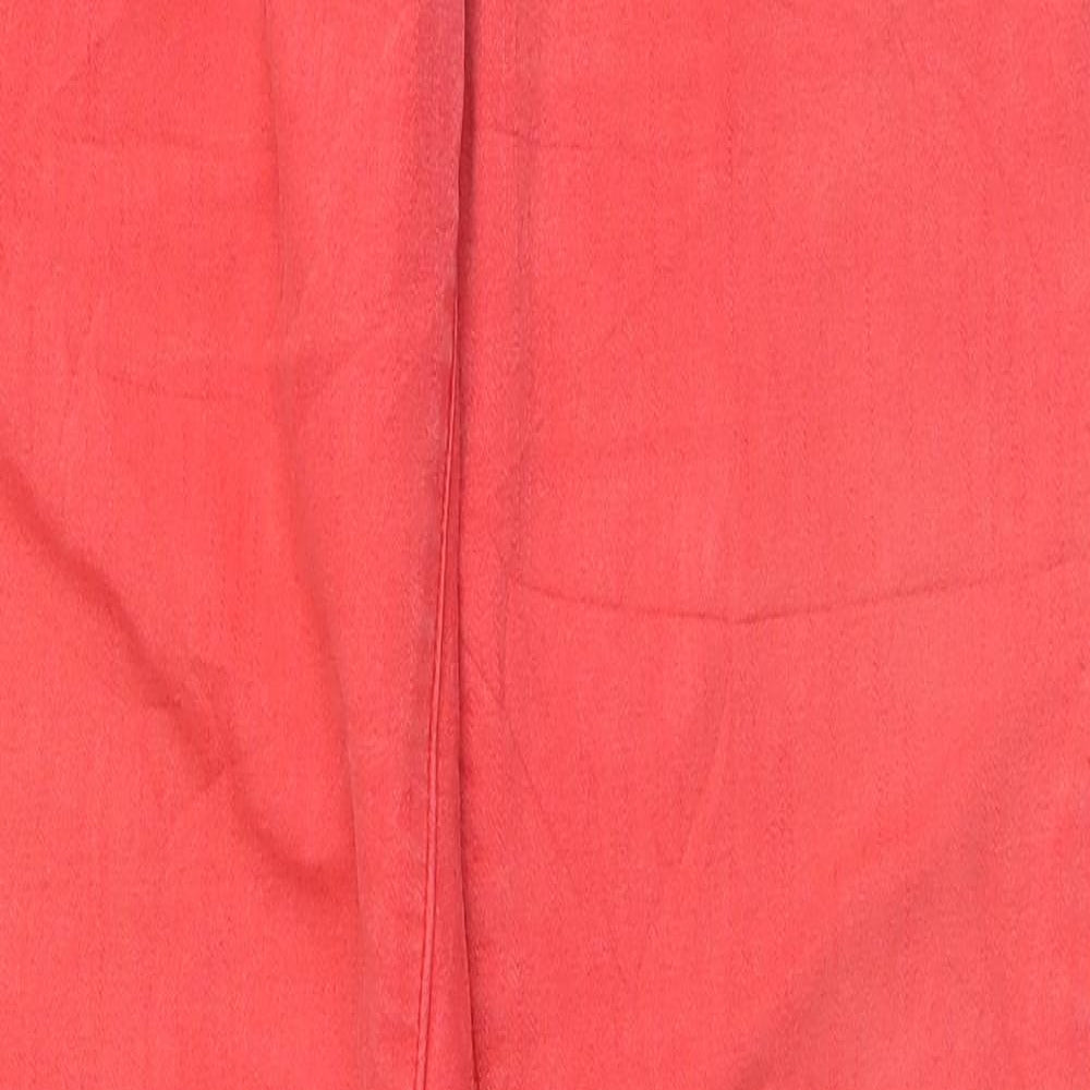 Preworn Womens Red   Straight Jeans Size 12 L30 in