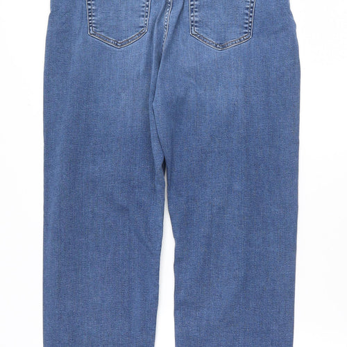 Marks and Spencer Womens Black   Straight Jeans Size 14 L27 in