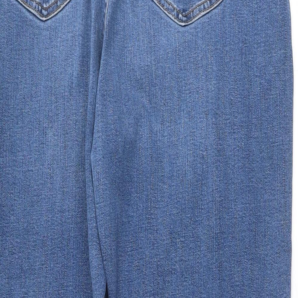 Marks and Spencer Womens Black   Straight Jeans Size 14 L27 in