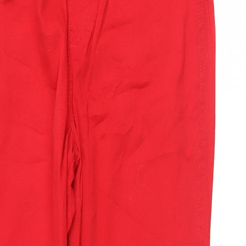 Charles Vogele Womens Red   Straight Jeans Size 12 L30 in