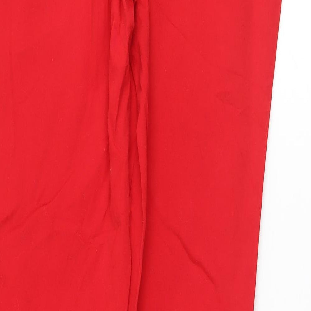 Charles Vogele Womens Red   Straight Jeans Size 12 L30 in