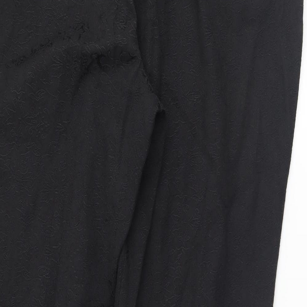 David Emanuel Womens Black   Trousers  Size 14 L27 in