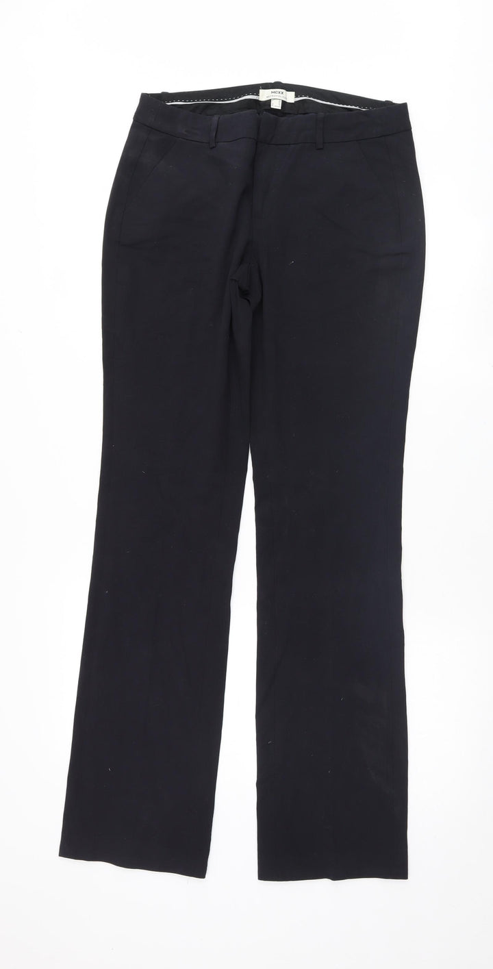 Mexx Womens Black Trousers Size 10 L33 in