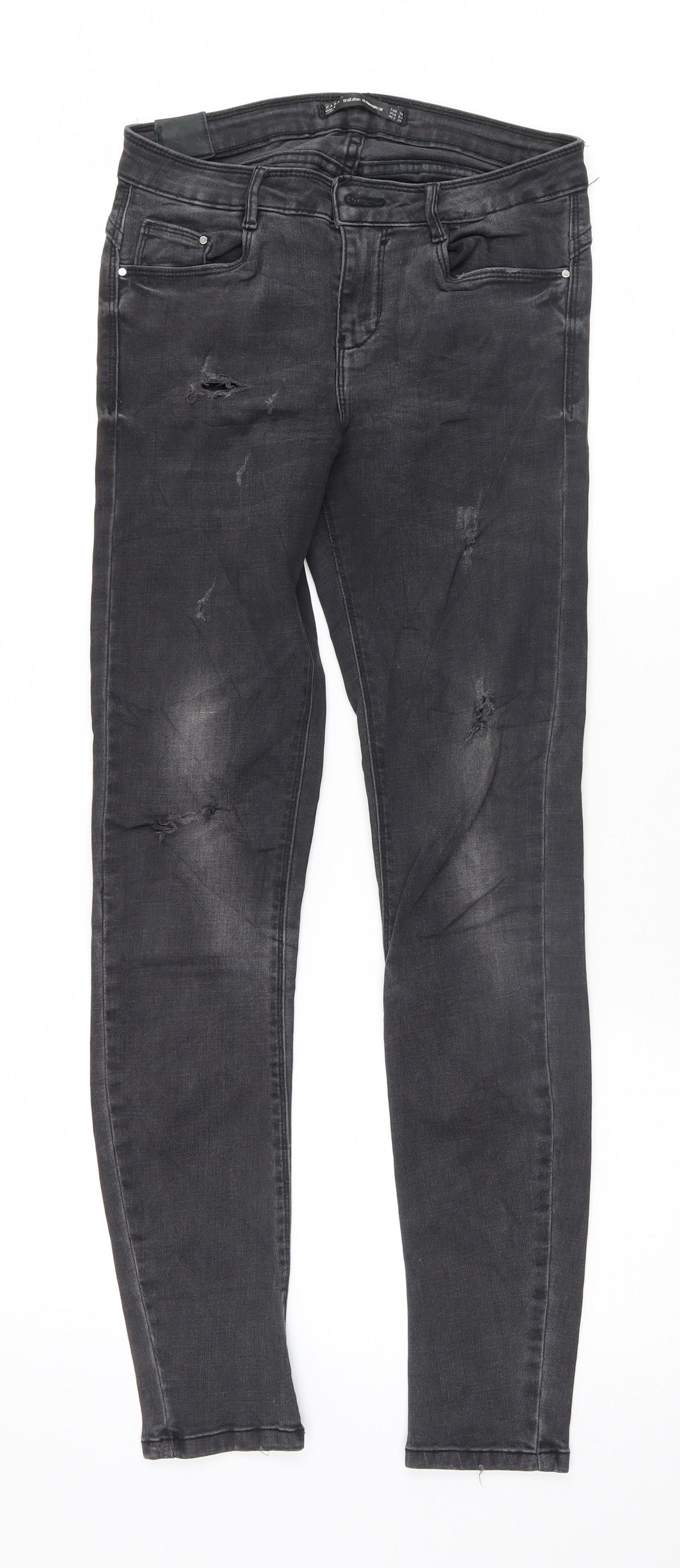 Zara Womens Black   Skinny Jeans Size 8 L29 in
