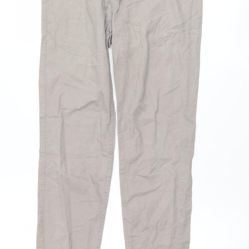 H&M Womens Beige   Trousers  Size 10 L28 in