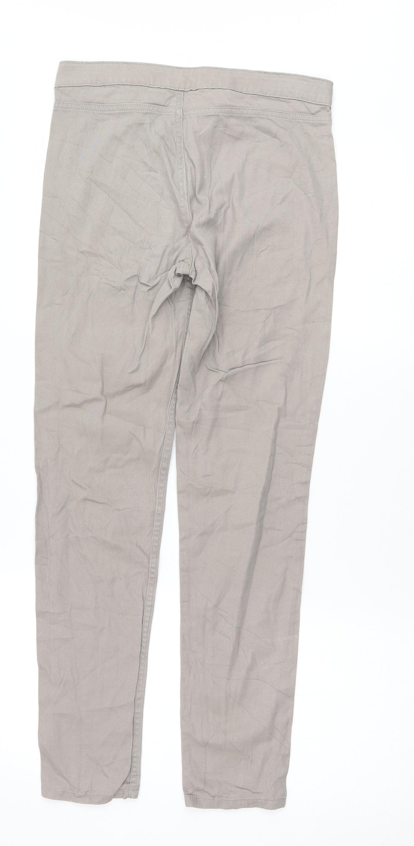 H&M Womens Beige   Trousers  Size 10 L28 in