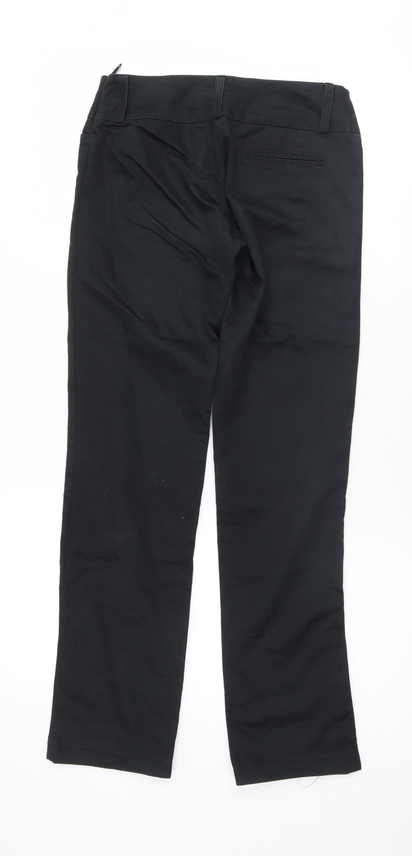 Preworn Womens Black   Trousers  Size 6 L28 in