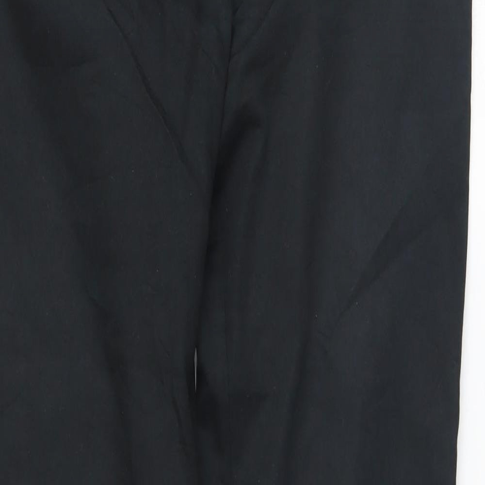 Preworn Womens Black   Trousers  Size 6 L28 in