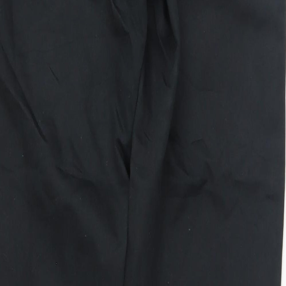 Preworn Womens Black   Trousers  Size 6 L28 in