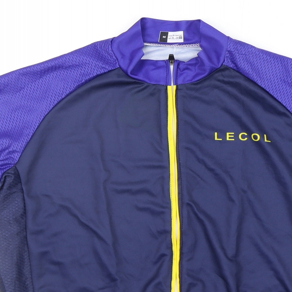 Cycling  Mens Blue   Basic T-Shirt Size M