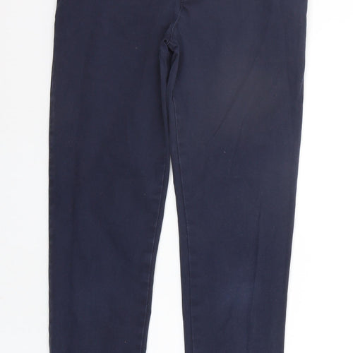 River Island Girls Blue   Chino Trousers Size 12 Years