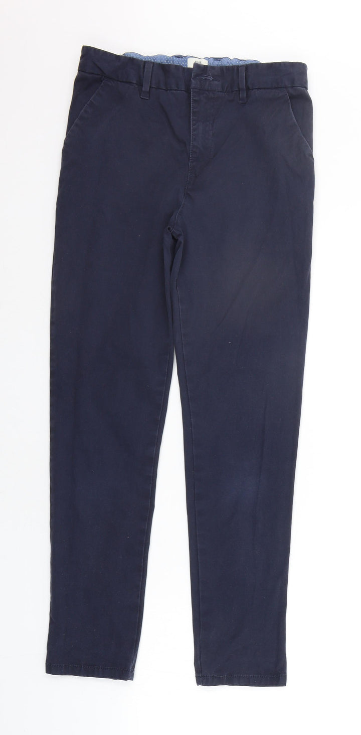 River Island Girls Blue   Chino Trousers Size 12 Years