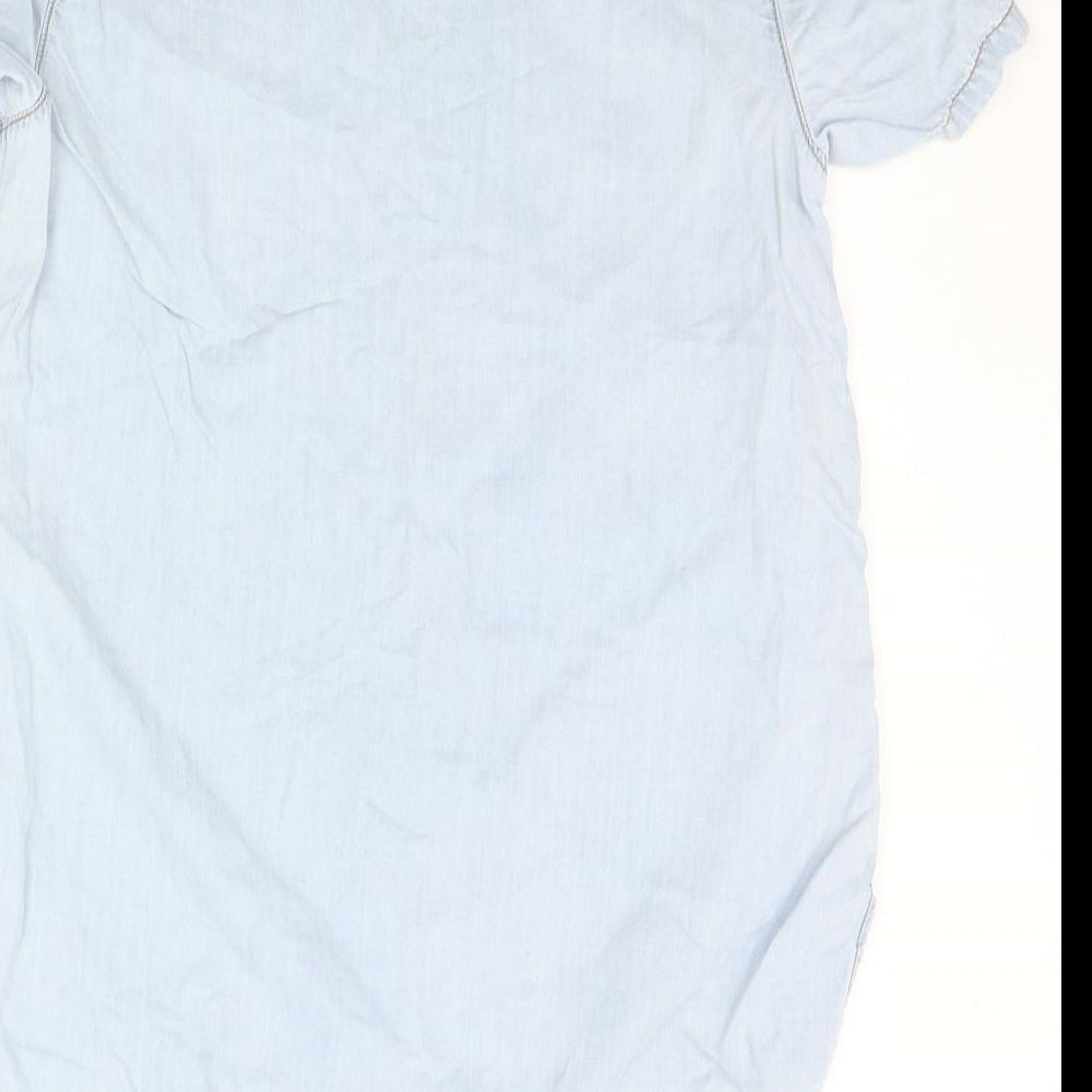 New Look Womens Blue   Basic Blouse Size 10