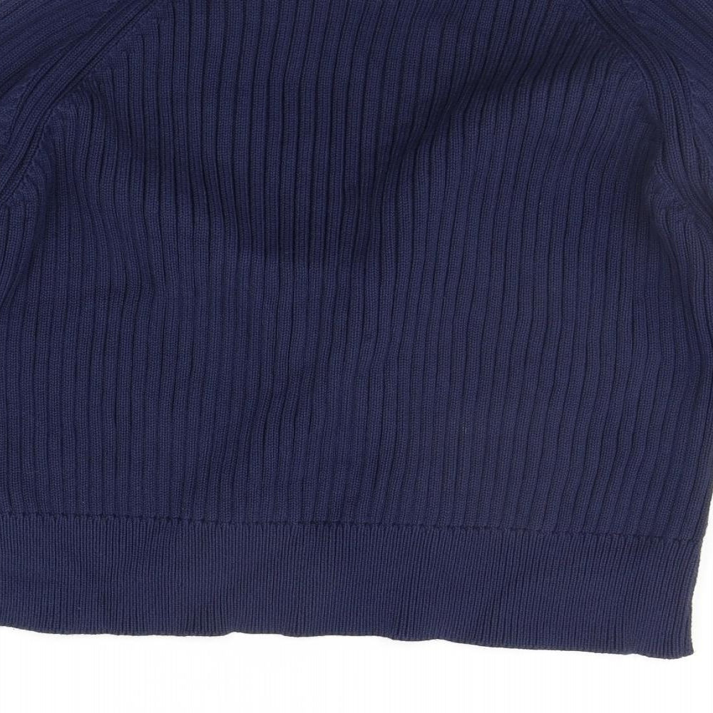 Marks and Spencer Womens Blue   Cardigan Jumper Size XL