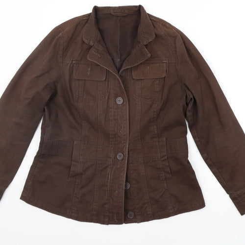 BHS Womens Brown   Jacket Coat Size 14