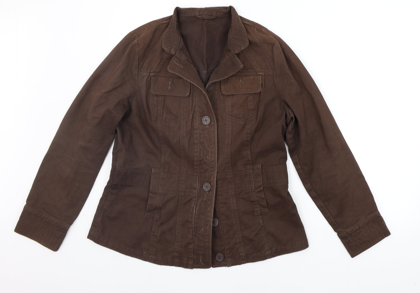 BHS Womens Brown   Jacket Coat Size 14
