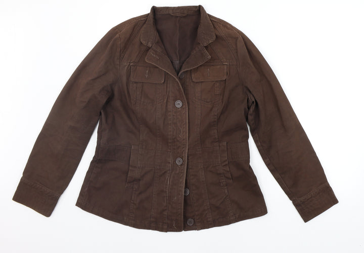 BHS Womens Brown   Jacket Coat Size 14