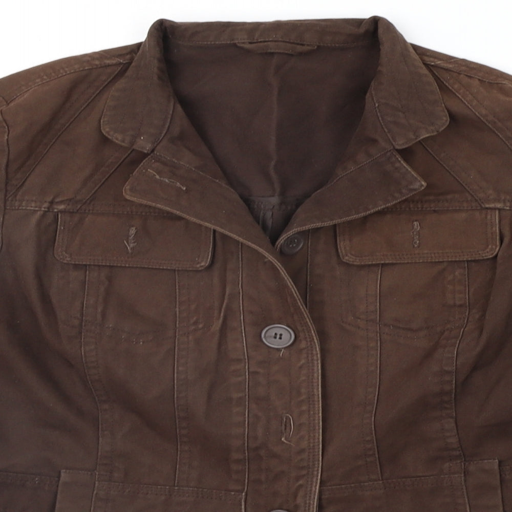 BHS Womens Brown   Jacket Coat Size 14