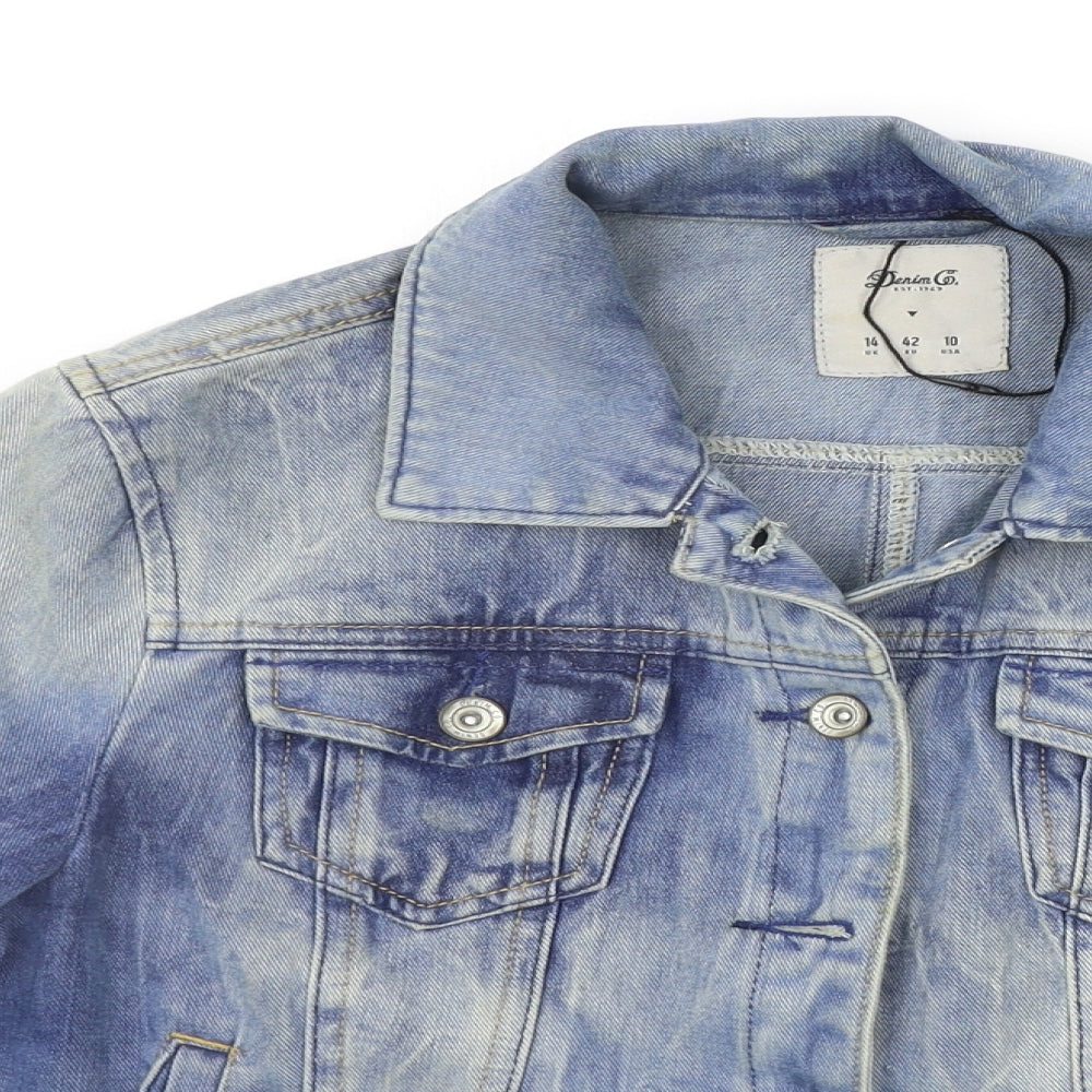deniem & co Womens Blue   Jacket  Size 14