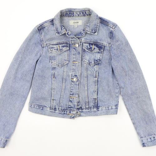 New Look Womens Blue   Jacket Coat Size 10