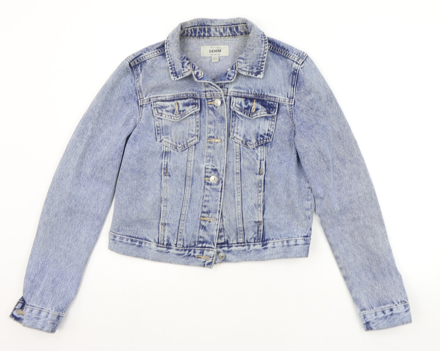 New Look Womens Blue   Jacket Coat Size 10