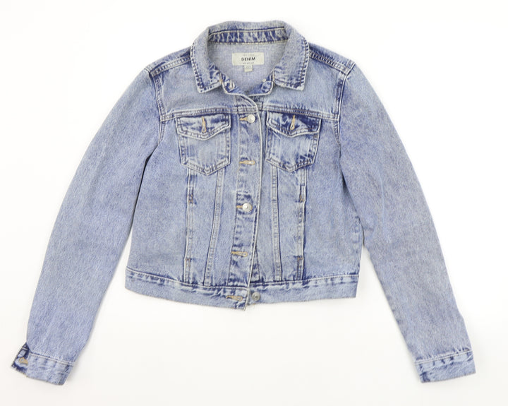 New Look Womens Blue   Jacket Coat Size 10