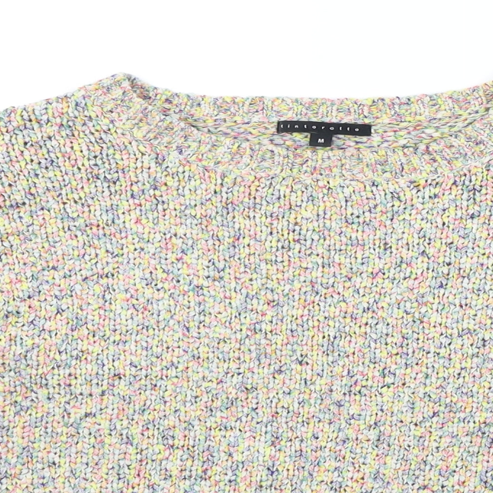 Tintoretto Womens Beige   Pullover Jumper Size M