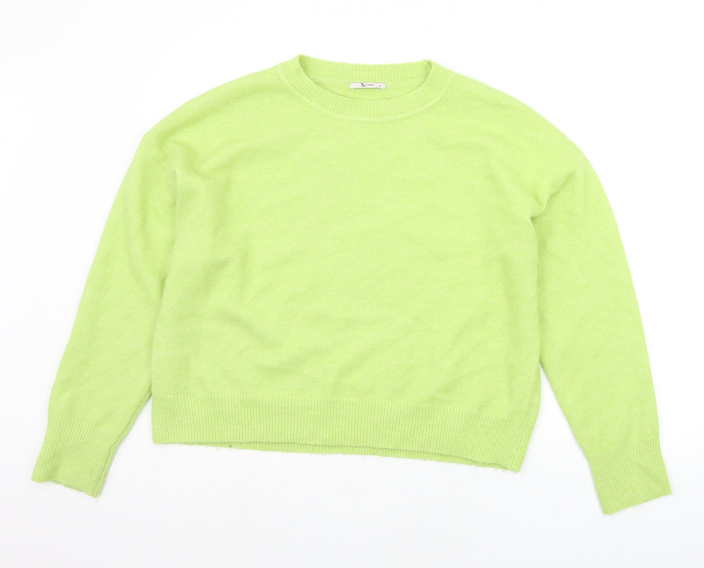 TU Womens Green   Pullover Jumper Size 16