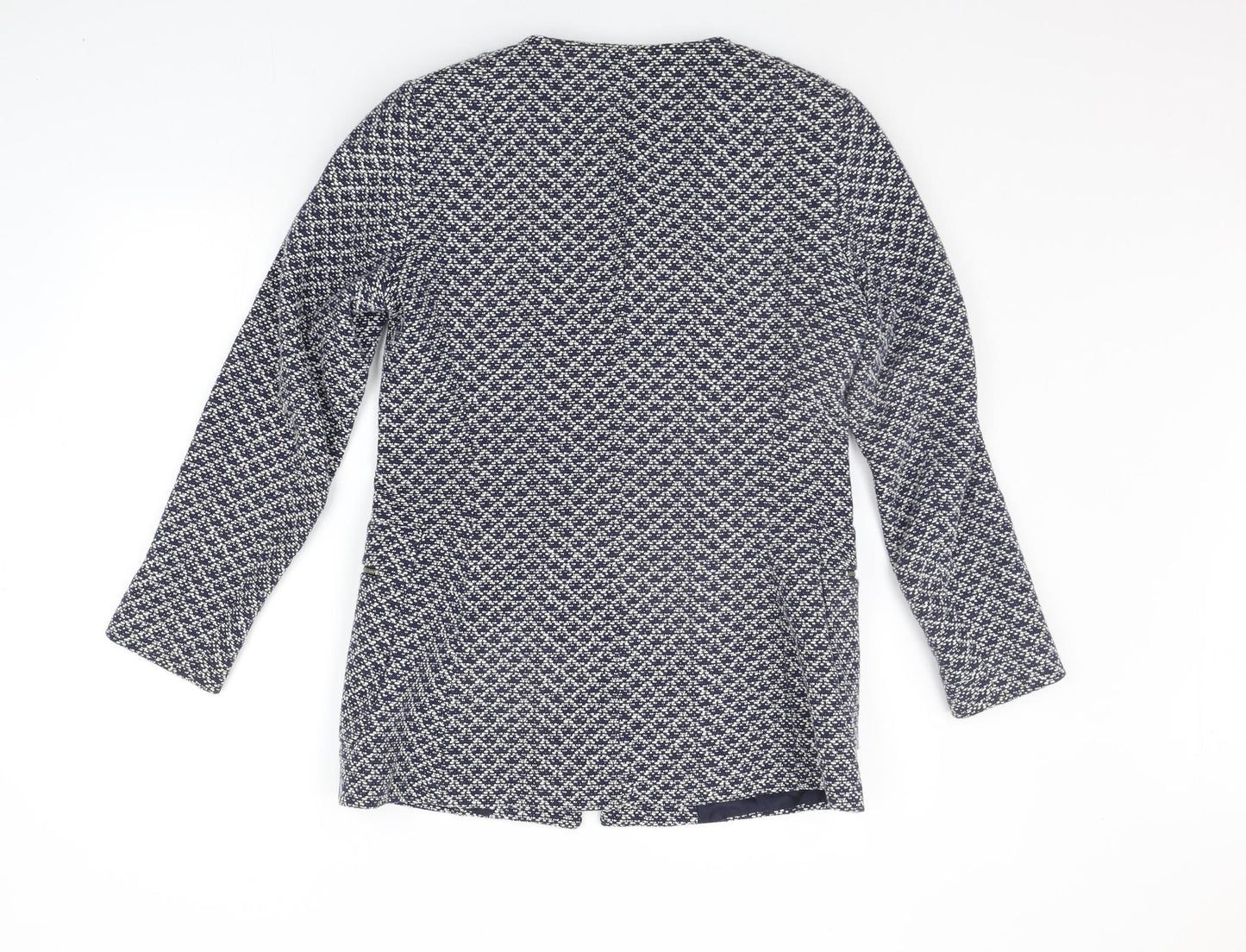Zara Womens Blue   Jacket Dress  Size L
