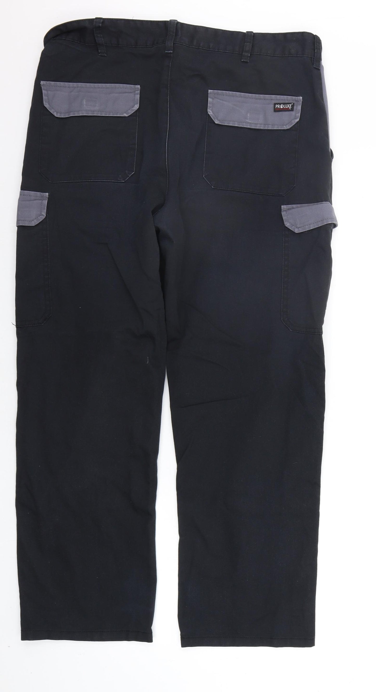 Proluxe Mens Black   Trousers  Size 34 in L30 in
