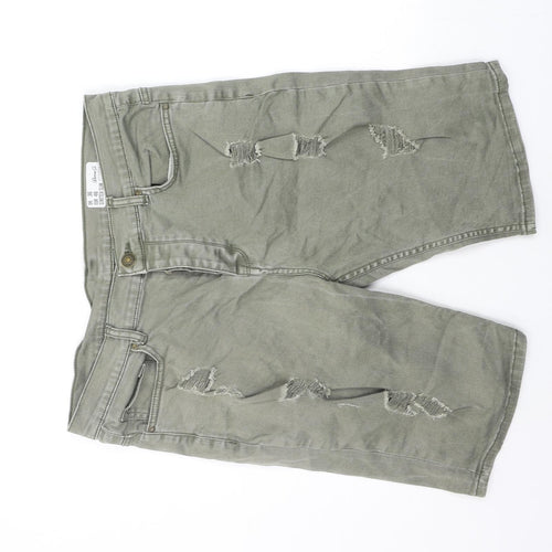 Denim & Co. Mens Green   Chino Shorts Size 36 in