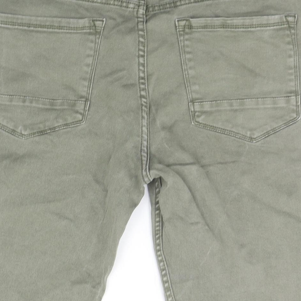 Denim & Co. Mens Green   Chino Shorts Size 36 in