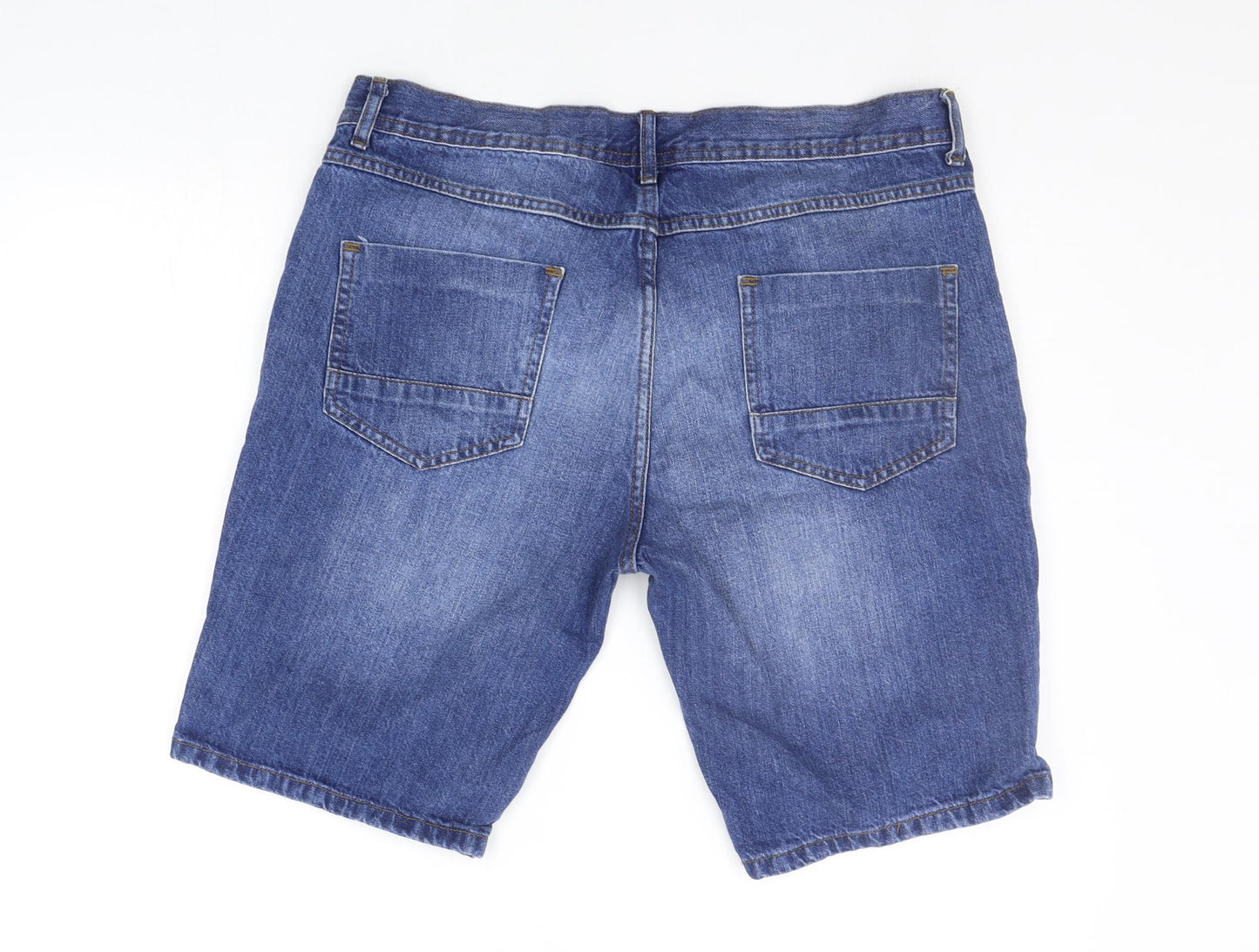 Denim & Co. Mens Blue   Chino Shorts Size 36 in