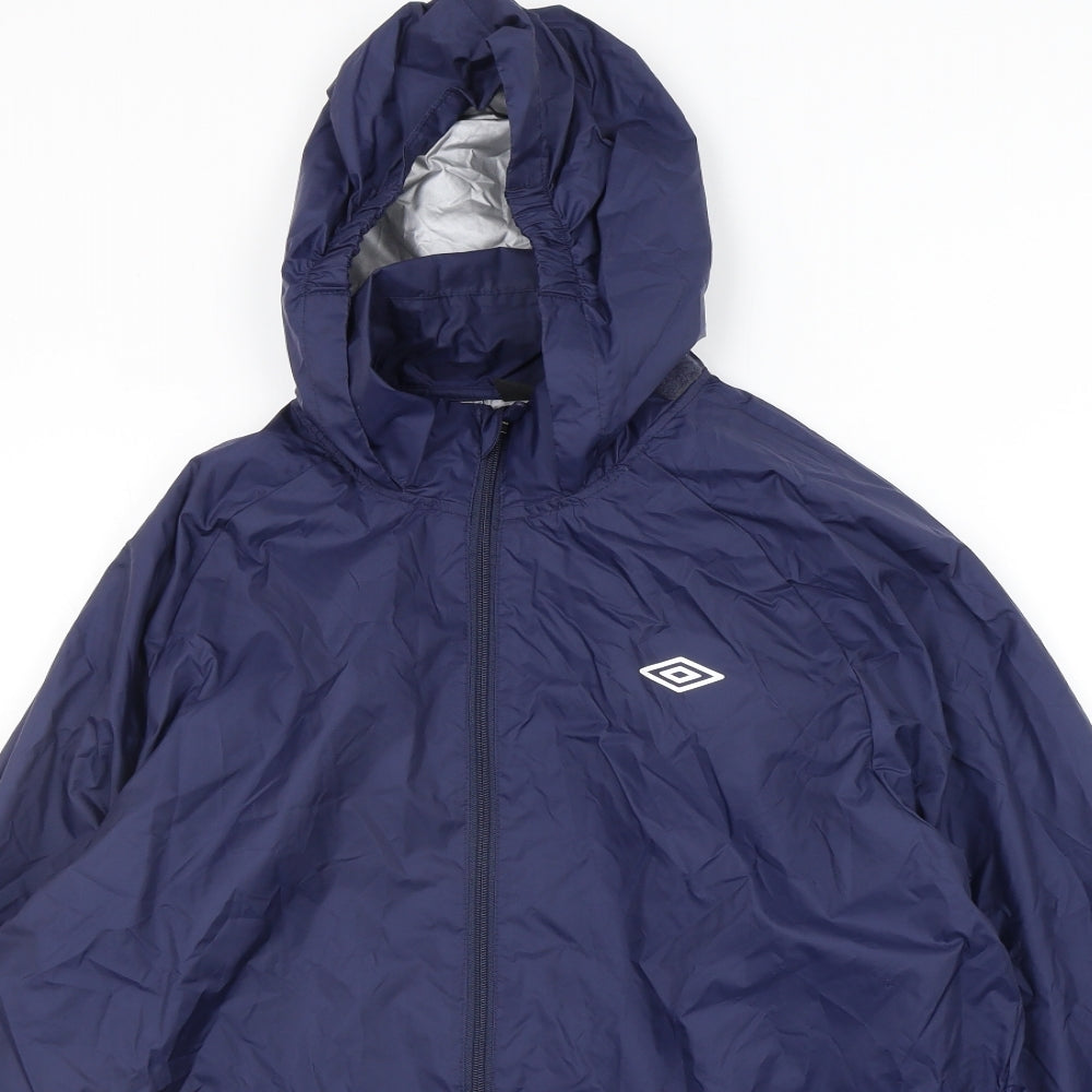 Umbro Mens Blue   Jacket Coat Size L