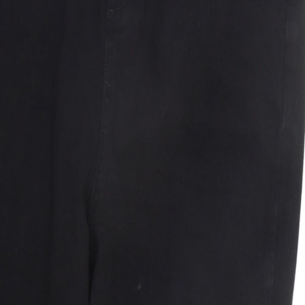 New Look Womens Black   Straight Jeans Size 18 L28 in