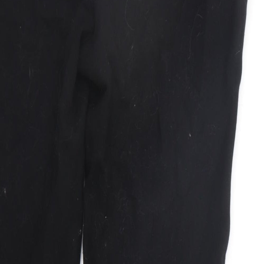 Per Una Womens Black   Trousers  Size 12 L27 in