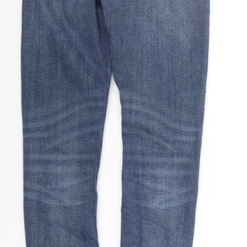 Topshop Womens Blue   Straight Jeans Size 25 in
