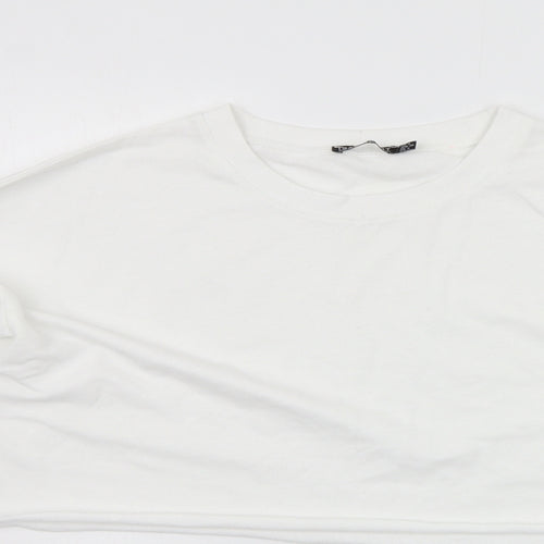I SAW IT FIRST Womens White   Pullover Jumper Size 8
