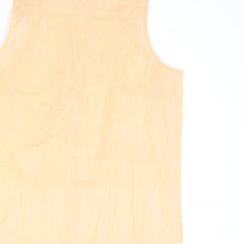 Atmosphere Womens Orange   Basic Button-Up Size 14
