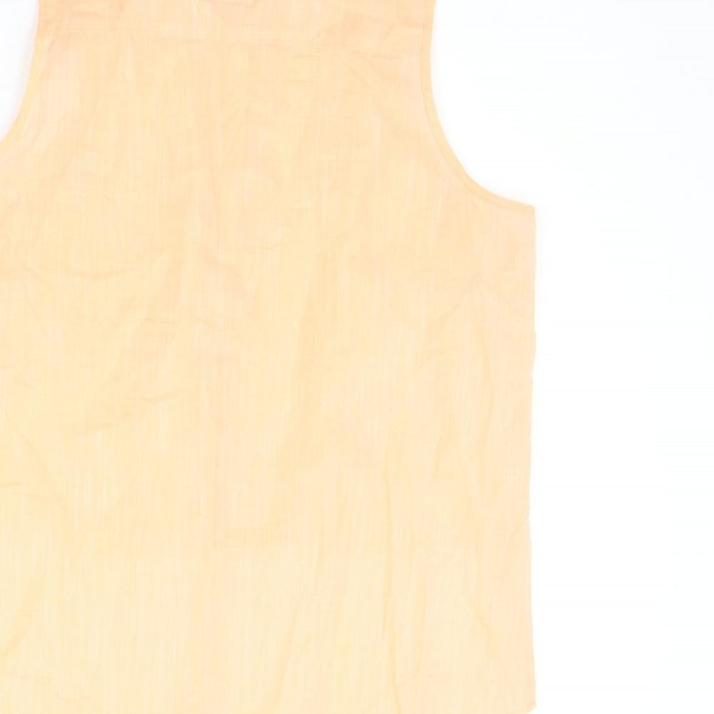 Atmosphere Womens Orange   Basic Button-Up Size 14