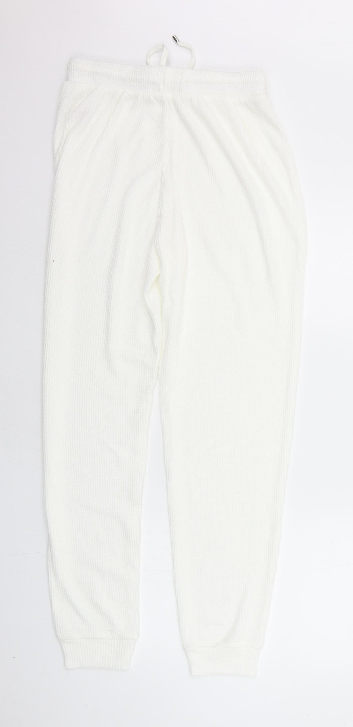 F&F Womens White   Jogger Trousers Size S L29 in