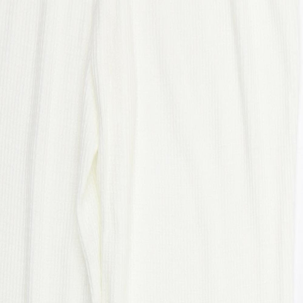 F&F Womens White   Jogger Trousers Size S L29 in