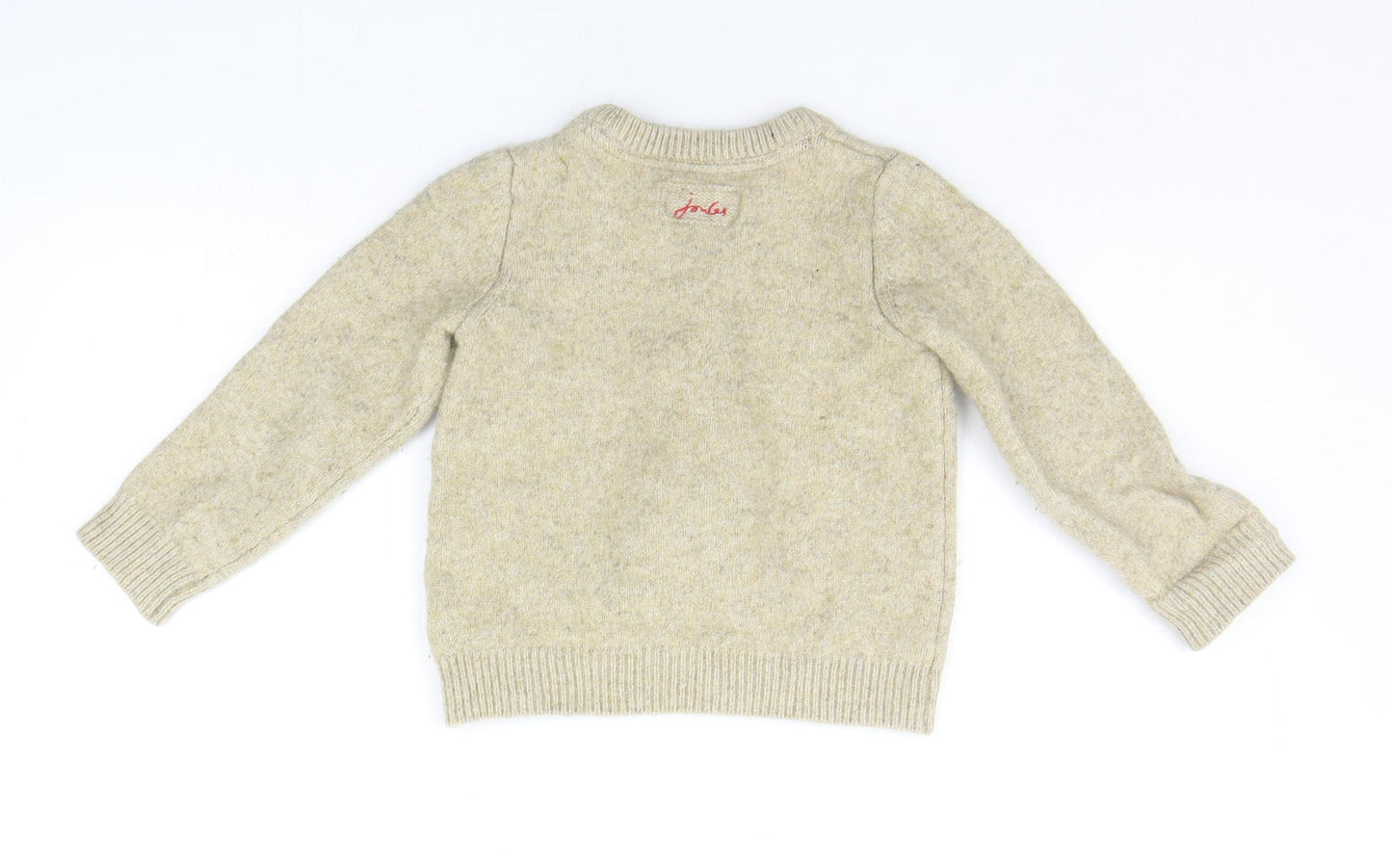 Joules Boys Beige   Pullover Jumper Size 9-10 Years  - Robin
