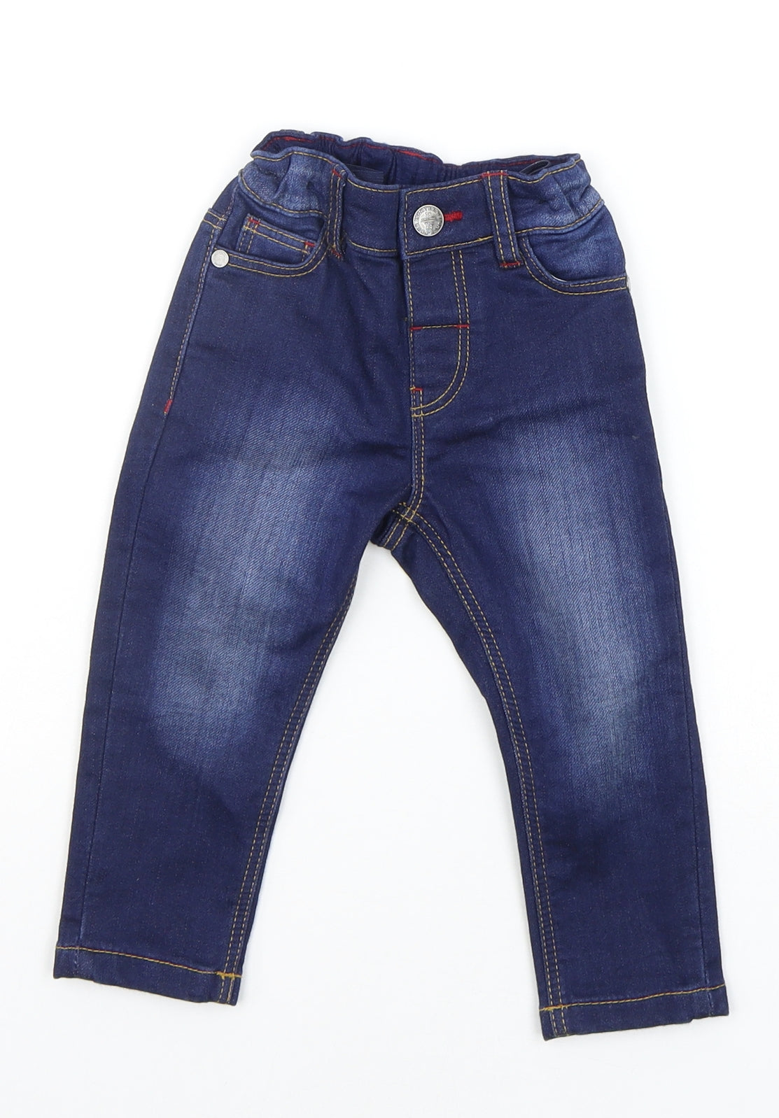 Marks and Spencer Baby Blue   Cargo Jeans Size 12-18 Months