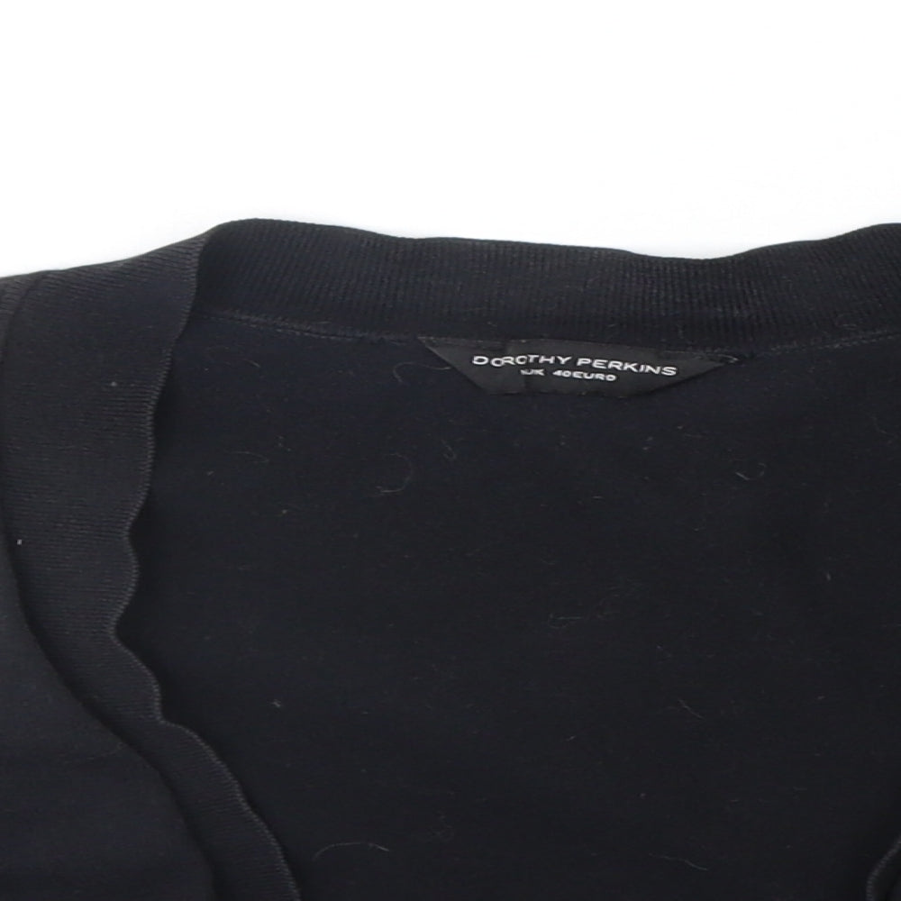 Dorothy Perkins Womens Black   Cardigan Jumper Size 12