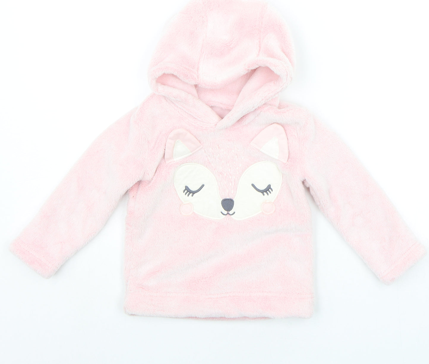 George Baby Pink Solid   Pyjama Top Size 12-18 Months  - ANIMAL