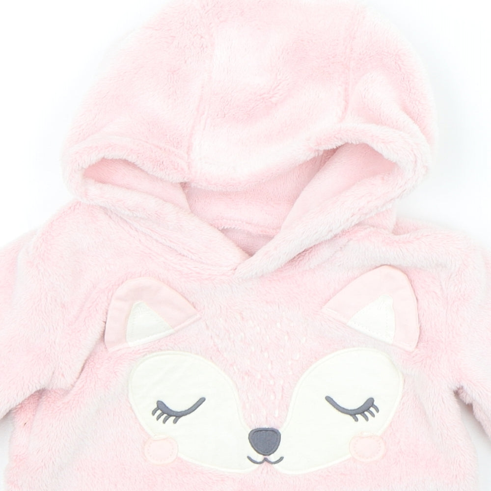 George Baby Pink Solid   Pyjama Top Size 12-18 Months  - ANIMAL