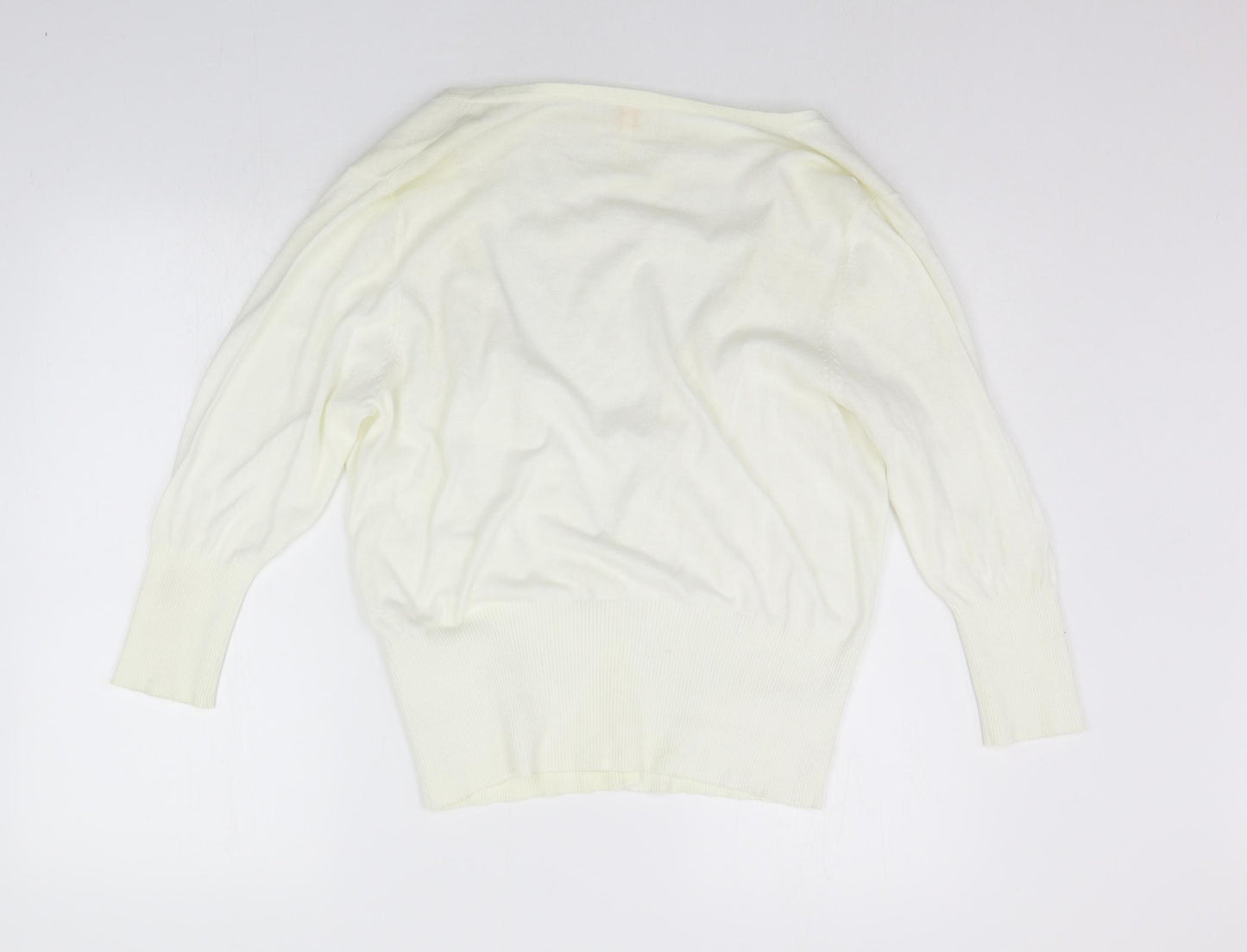 NEXT Womens White   Cardigan Jumper Size 20