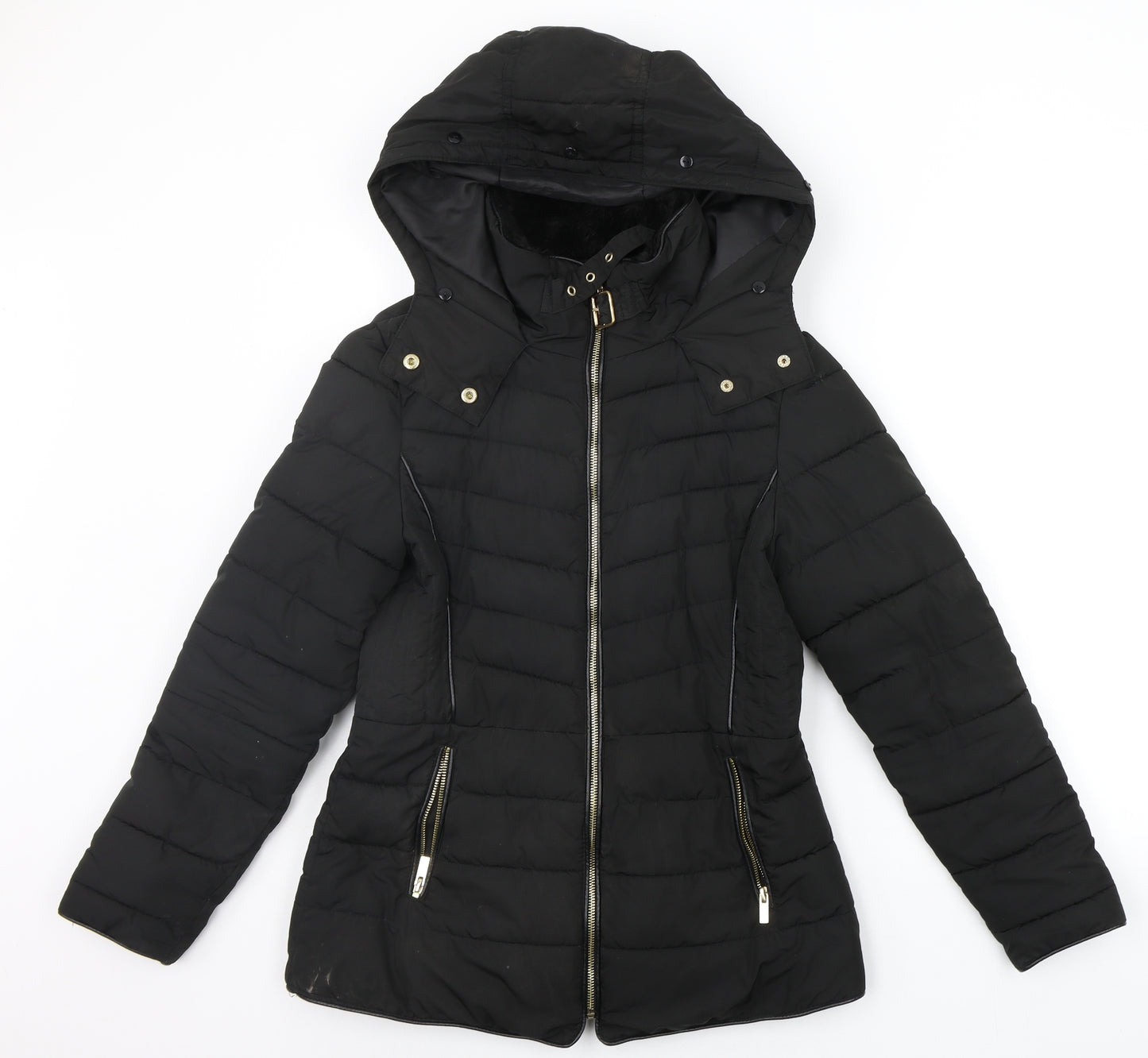 New Look Womens Black   Jacket Coat Size 8